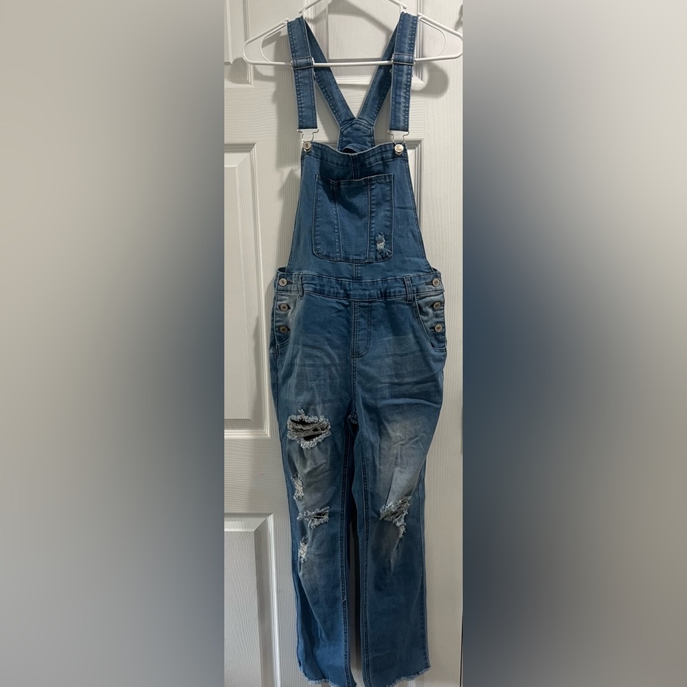 Denim Blue Overalls